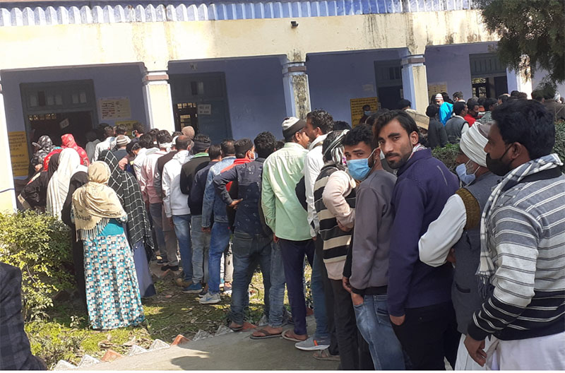 नकुड में पाचं बजे तक 71 फिसदी मतदान