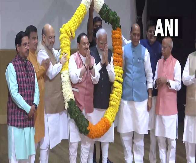 BJP Parliamentary Party meet: भाजपा संसदीय दल की बैठक में पीएम मोदी का भव्य स्वागत