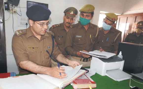 एसएसपी ने किया कोतवाली नगर का औचक निरीक्षण