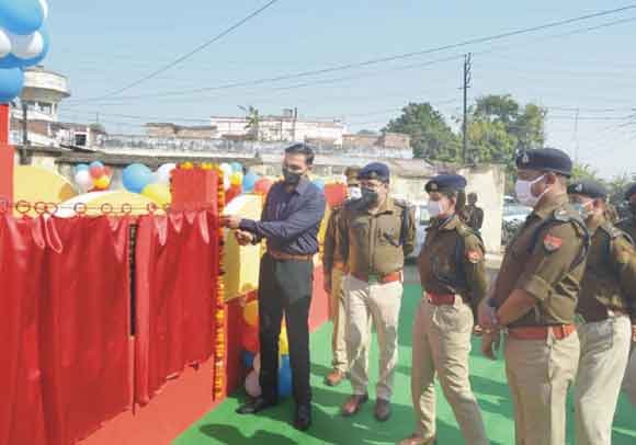 आईजी ने किया ओपन जिम का लोकार्पण