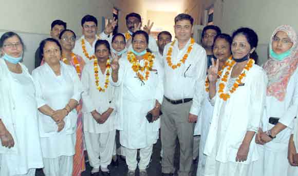 सुनयना आलम निर्विरोध बनी नर्सेज संघ की अध्यक्ष