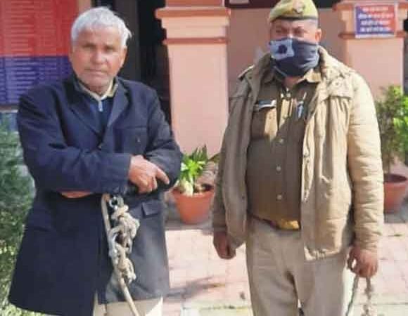 20 लाख रूपए की रंगदारी मांगने वाले आरोपी को पुलिस ने किया गिरफ्तार