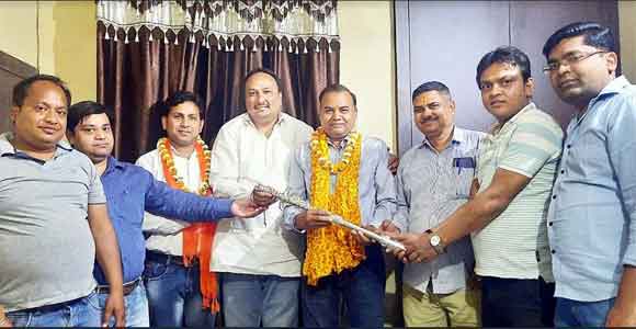 राजू सैनी के विशाल समिति के अध्यक्ष बनने पर स्वागत