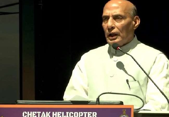 रक्षा मंत्री राजनाथ सिंह ने डिफेंस प्रोडक्शन में आत्मनिर्भरता पर दिया जोर, कहा- दूसरे देशों पर नहीं रह सकते निर्भर