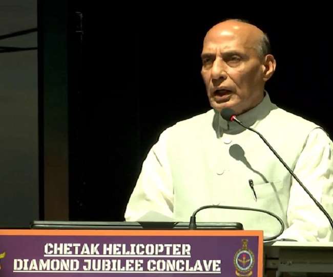 रक्षा मंत्री राजनाथ सिंह ने डिफेंस प्रोडक्शन में आत्मनिर्भरता पर दिया जोर, कहा- दूसरे देशों पर नहीं रह सकते निर्भर