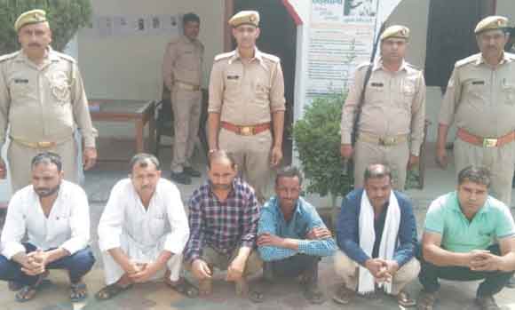 अलग-अलग मामलों में छह आरोपी किए गिरफ्तार