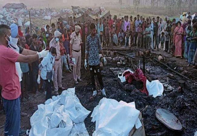 लुधियाना में दर्दनाक हादसाः झुग्गी में भीषण आग भड़की, बिहार के एक ही परिवार के 7 लोग जिंदा जले