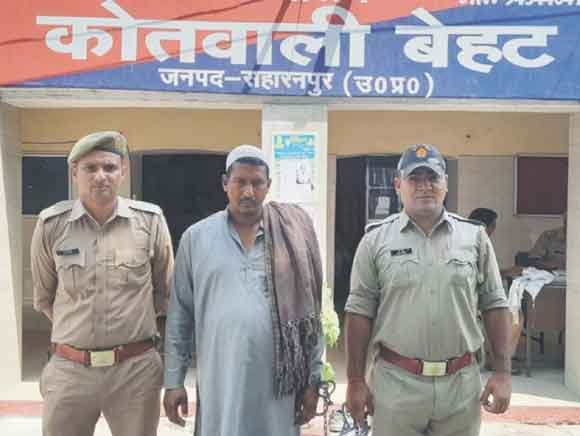 पुलिस ने वांछित गौकश को दबोचकर भेजा जेल