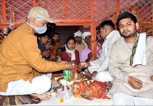 माॅ के मस्तक में घंटे का आकार का अर्धचंद्र है: सन्दीप शर्मा