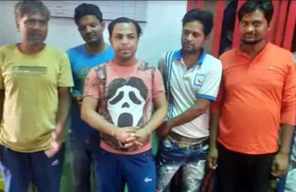 जुआरियों पर पुलिस का चला चाबूक …………..