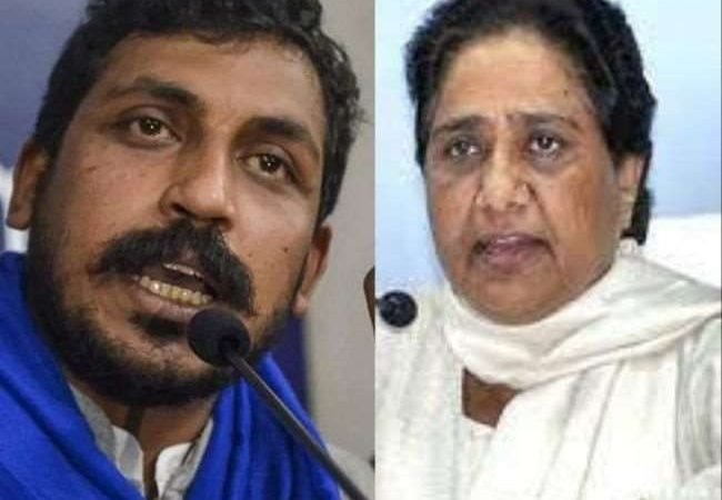 रावण ने बोला बड़ा हमला… बहुजन समाज की सौदागर है बहन मायावती…
