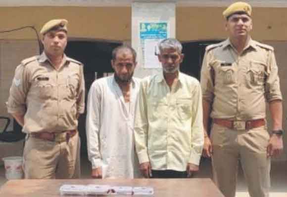नशीली गोलियों के साथ पुलिस ने दबोचे दो आरोपी