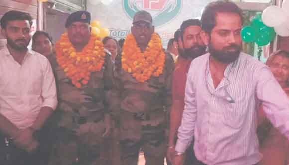 सैनिकों का नि:शुल्क बॉडी चैकअप करने की घोषणा