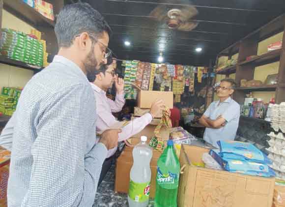 कोटपा अधिनियम के तहत वसूला तम्बाकू विक्रेताओं से जुर्माना