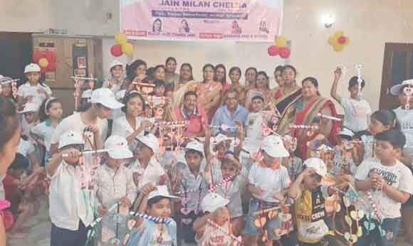 शिविर में बच्चों ने किया अपनी प्रतिभा का प्रदर्शन