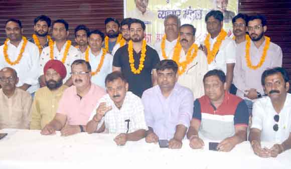 व्यापारी सुरक्षा फोरम की युवा जिला कार्यकारिणी घोषित