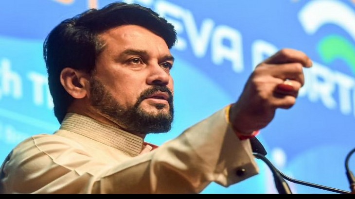 अनुराग ठाकुर का दिल्ली सरकार पर हमला- स्टेडियम में IAS दंपति पर नहीं की कार्रवाई