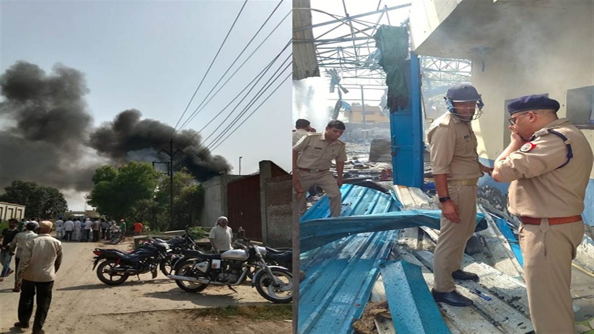 हापुड़ में एक फैक्ट्री में लगी भीषण आग, कई लोगों की मौके पर मौत, राहत बचाव कार्य जारी