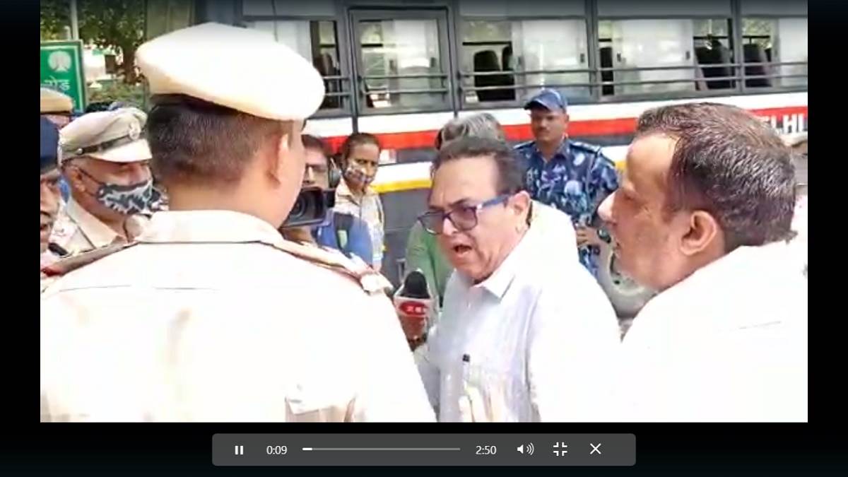 दिल्ली पुलिस पर भड़के लालू यादव के समधी, बोले- ‘मैं यदुवंशी हूं…जरा धीरे बोल’