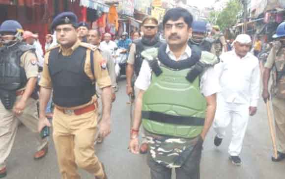कड़ी सुरक्षा व्यवस्था के बीच सम्पन्न हुई जुमे की नमाज
