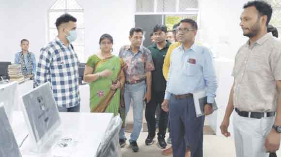 सफाई, तालाबों, पार्कों, एमआरएफ व आईसीसीसी का हुआ निरीक्षण