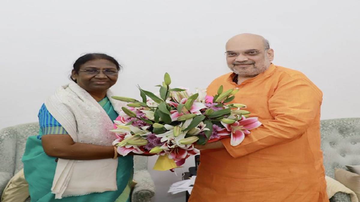 प्रधानमंत्री मोदी के बाद गृहमंत्री अमित शाह से भी मिलीं द्रौपदी मुर्मू , राष्ट्रपति पद के लिए कल भरेंगी नामांकन