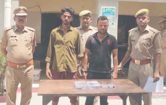 नशीली गोलियों के साथ दो आरोपी गिरफ्तार