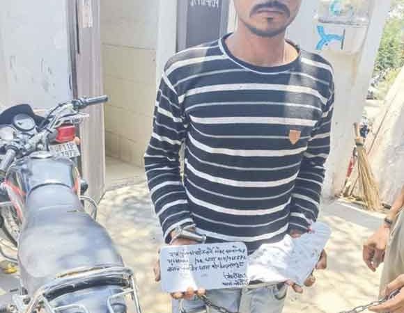 पुलिस के हत्थे चढ़ा शातिर वाहन चोर