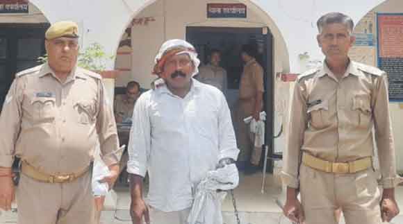 वारंटी आरोपी को दबोचकर भेजा जेल