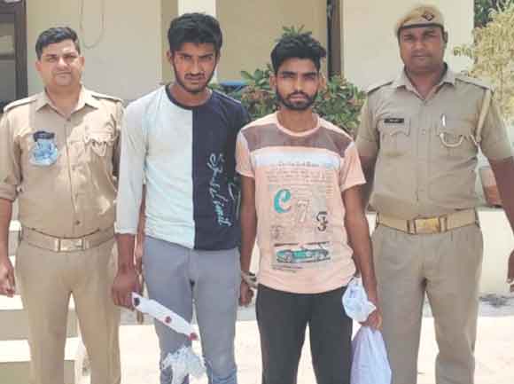 पुलिस ने किया ट्यूबवैल पर चोरी का खुलासा, दो आरोपियों को भेजा जेल