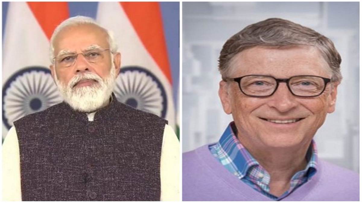 भारत के 200 करोड़ COVID-19 टीकाकरण पर बिल गेट्स ने पीएम मोदी को दी बधाई