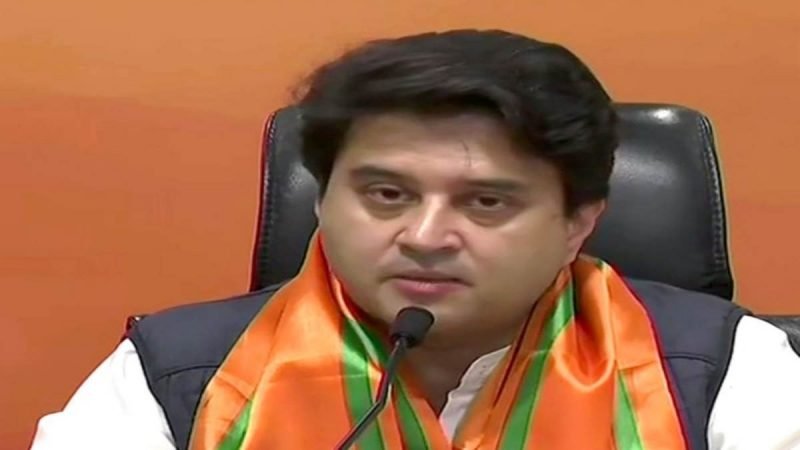 केंद्रीय मंत्री ज्योतिरादित्य सिंधिया ने लगाया आरोप- टीएमसी बंगाल में ‘भ्रष्टों की सरकार’ चला रही