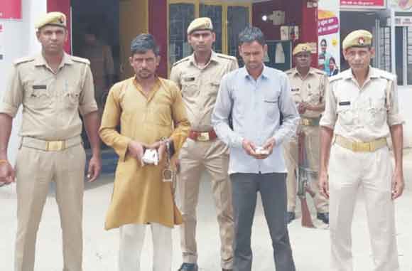 पुलिस ने शिव मंदिर में हुई चोरी का किया खुलासा, दो आरोपी दबोचे