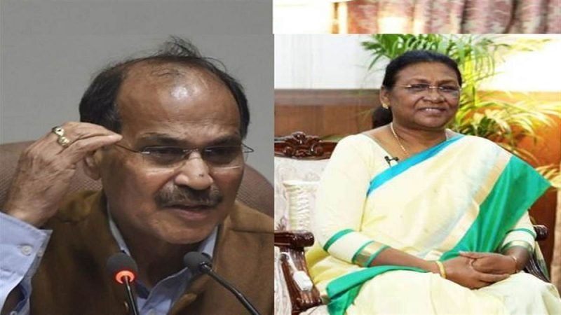राष्ट्रपति मुर्मु का पैर छूकर माफी मांगें अधीर रंजन, विवादित बयान को लेकर भाजपा की मांग