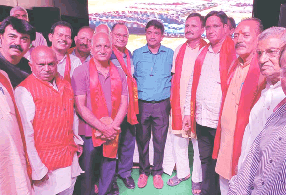लघु उद्योग भारती ने किया उद्यमियों को सम्मानित