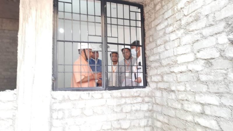 गाजियाबाद में परियोजनाओं का निरीक्षण कर रहे सीएम योगी आदित्यनाथ