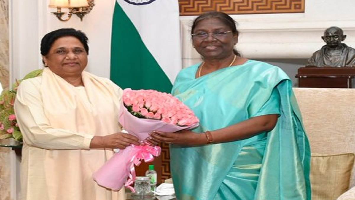 बसपा सुप्रीमो मायावती ने राष्ट्रपति मुर्मू से की मुलाकात, बोलीं- देश को उनसे बहुत आशाएं