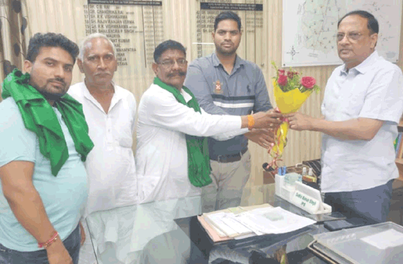 डीआईजी से मिला भाकियू तोमर का प्रतिनिधिमंडल