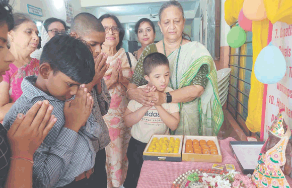 संकल्प केंद्र में धूमधाम से मनाया गणेश चतुर्थी पर्व