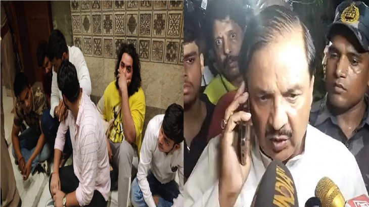 श्रीकांत त्यागी विवाद: रात भर हाई बोल्टेज ड्रामा, MP-MLA पहुंचे; महिला को सुरक्षा