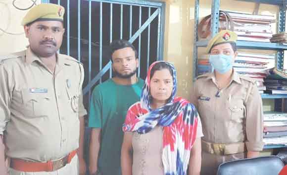 दहेज अधिनियम के मामले में वांछित मां-बेटे को किया गिरफ्तार