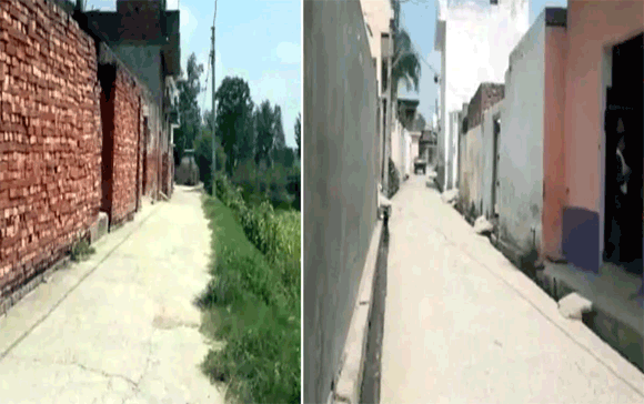देवबंद क्षेत्र के गांव सुन्हैटी में सडकों व गलियों में पसरा मातम व सन्नाटा