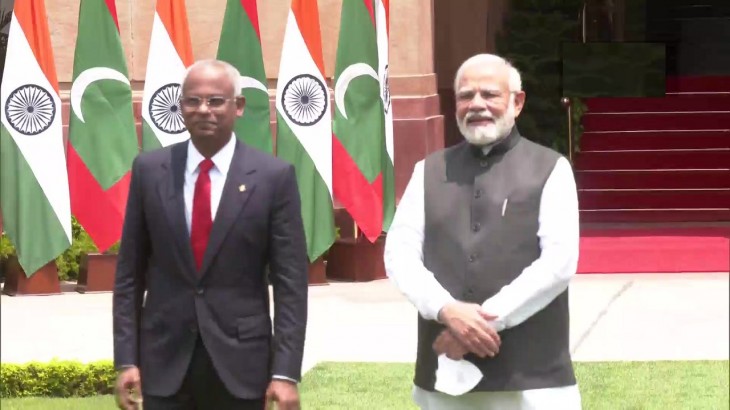 PM मोदी ने मालदीव के राष्ट्रपति सोलिह से की मुलाकात, कई मुद्दों पर की चर्चा