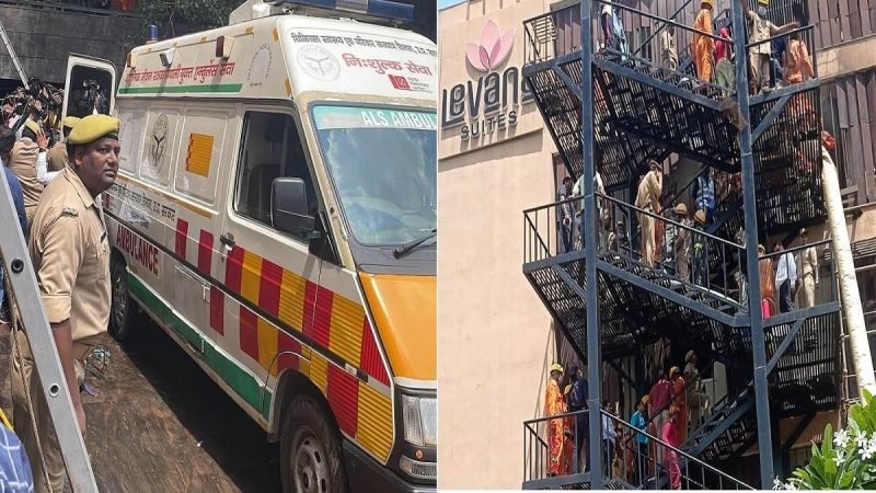 लखनऊ के होटल लेवाना में लगी आग, मृतकों की संख्या बढ़कर हुई चार; घायलों का इलाज जारी