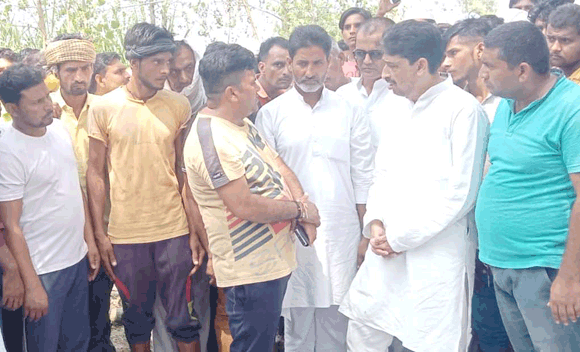 एचटी लाईन की चपेट में आने से तीन मजदूरों की मौत, साथी गम्भीर