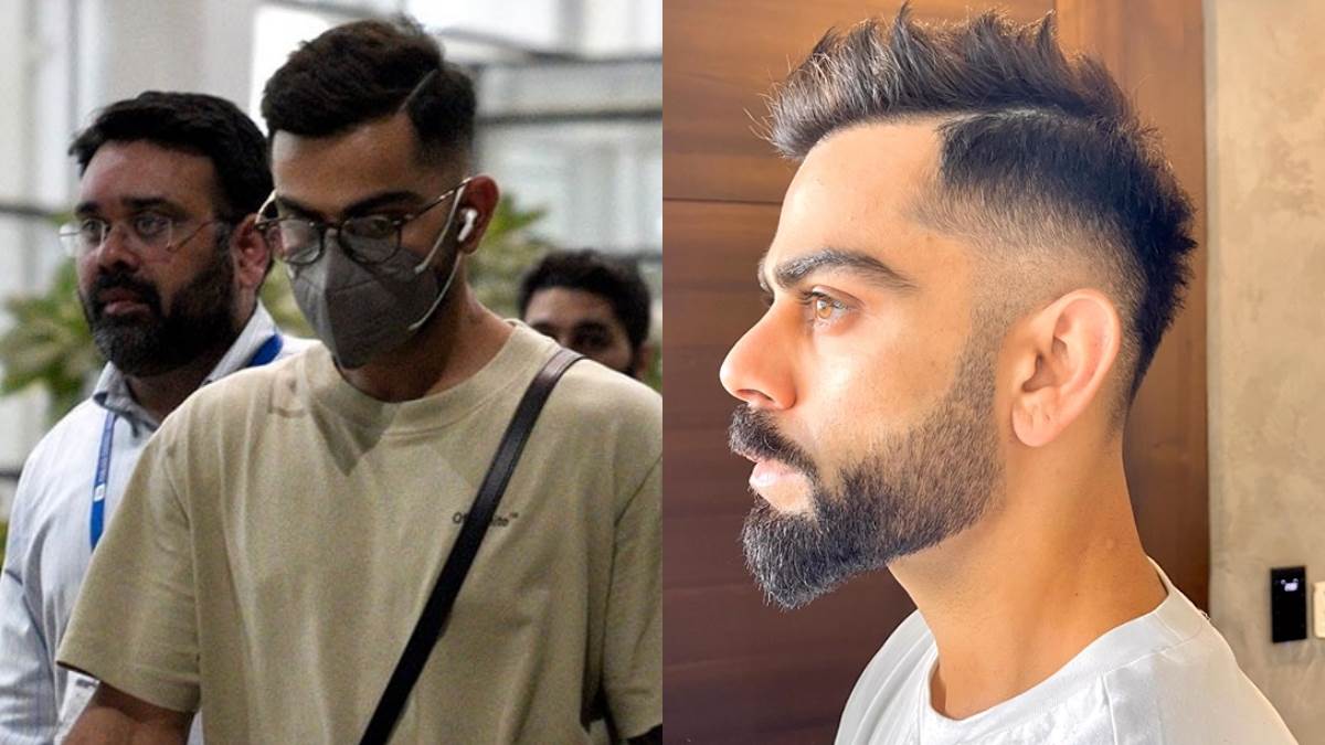 ऑस्ट्रेलिया के खिलाफ सीरीज से पहले नए हेयर स्टाइल लुक में नजर आए किंग कोहली