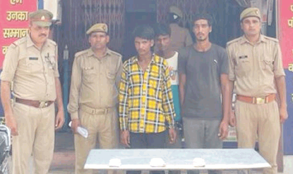 पुलिस के हत्थे चढ़े तीन नशा तस्कर, अवैध चरस बरामद