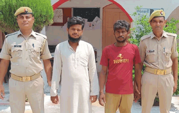 पुलिस ने दो गौ तस्करों को गैंगस्टर में निरूद्ध कर भेजा जेल