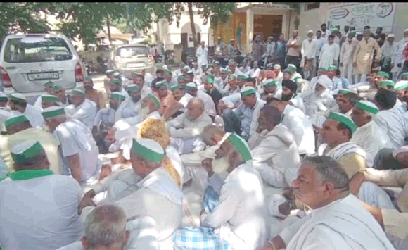 भाकियू की पंचायत में बकाया भुगतान न होने पर जताया रोष