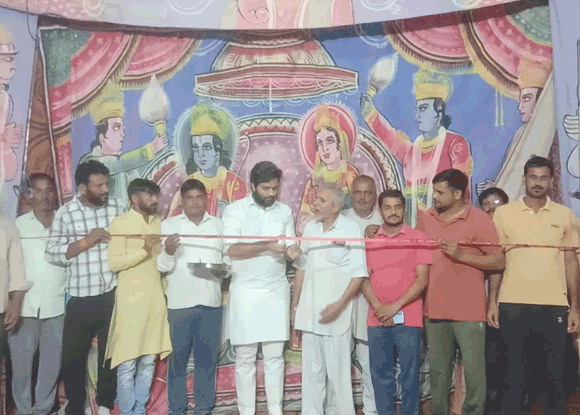 कलाकारों ने किया श्रीराम जन्मलीला का मनोहारी मंचन